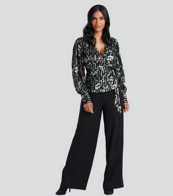 Finding Friday Black Wide Leg Trousers