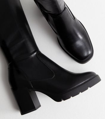 Heeled boots hotsell wide fit