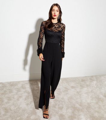 Formal lace sales jumpsuit