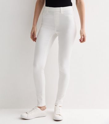 White Lift Shape Emilee Jeggings New Look