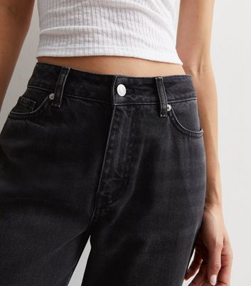 Black Baggy Fit Dad Jeans | New Look