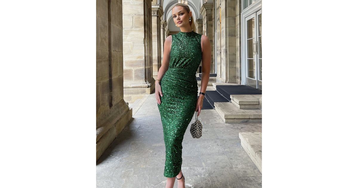 Sequin Dresses, Sparkly Dresses, Going Out Dresses - AX Paris – Colour_Green