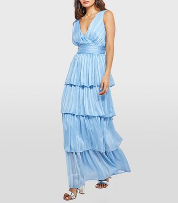 Chiffon tiered hot sale dress