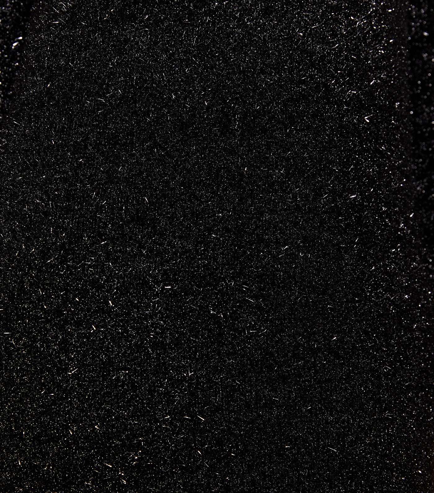 Black Fluffy Sparkle Long Jumper Image 5