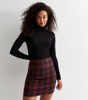 Flannel check clearance skirt