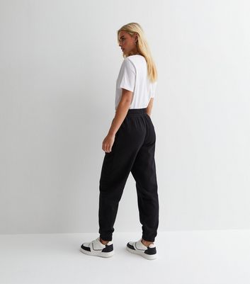 Black petite joggers hot sale