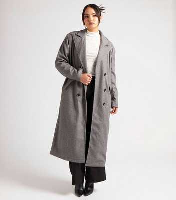 Urban Bliss Light Grey Formal Longline Coat