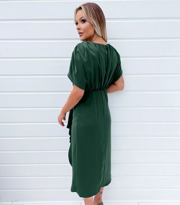 Ax paris chiffon batwing midi dress sale