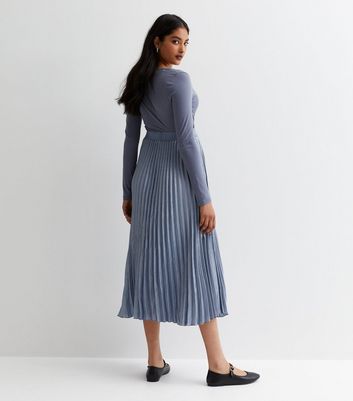 Warehouse silver shop pleated skirt