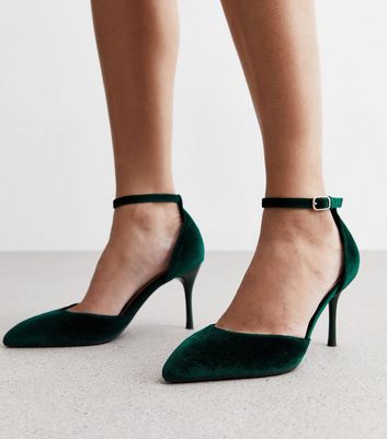 Dark green cheap court shoes uk