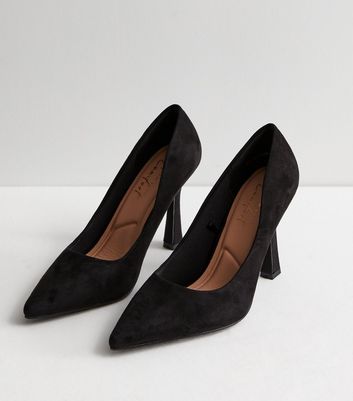 Comfortable black best sale court shoes