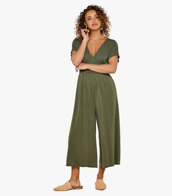 Jumpsuit cropped store wide leg