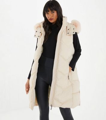 Faux fur hotsell puffer vest