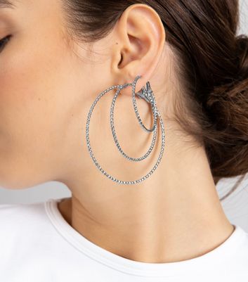 New look on sale silver earrings