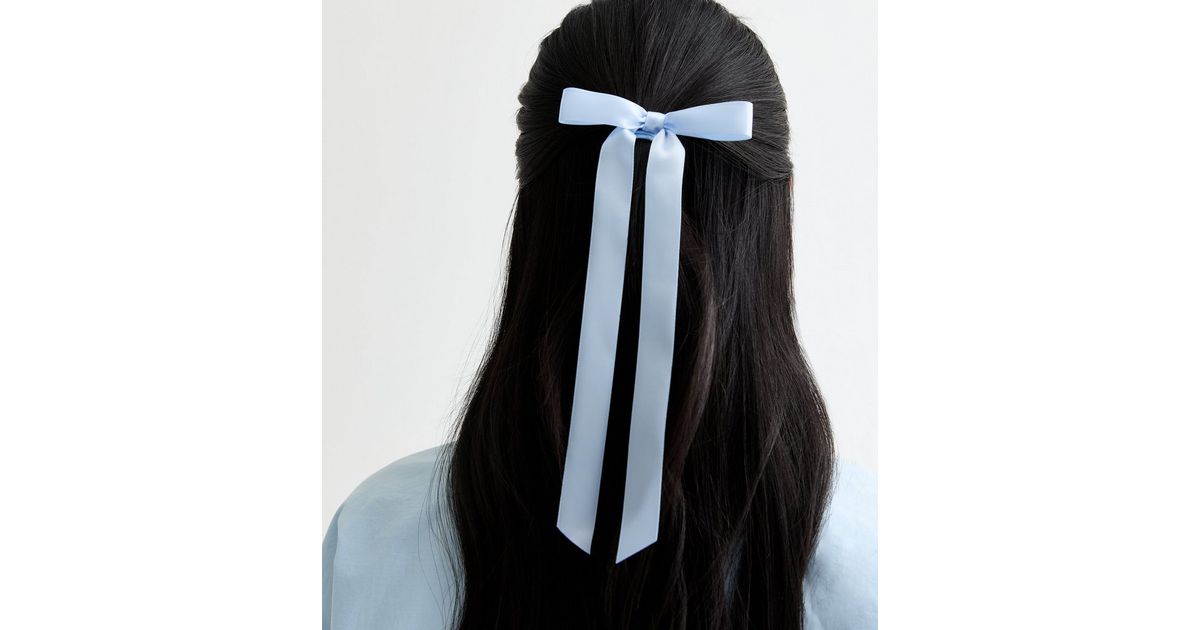 PRETTY ORIGINALS - Bow Short Set & Hairband  - Blue