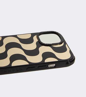 Skinnydip Gold Waves iPhone Case New Look