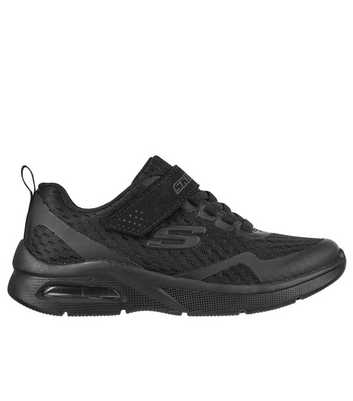 Skechers Kids Black Microspec Max Mesh Trainers