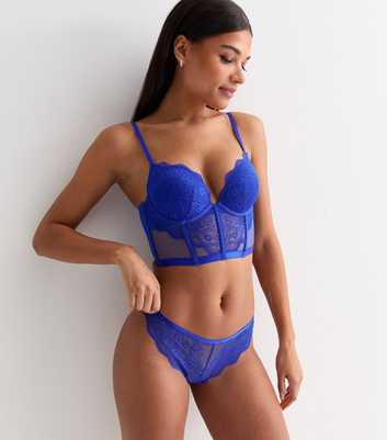 New Look lace lingerie set in light blue