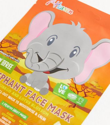 7th Heaven Pale Grey Elephant Face Mask New Look