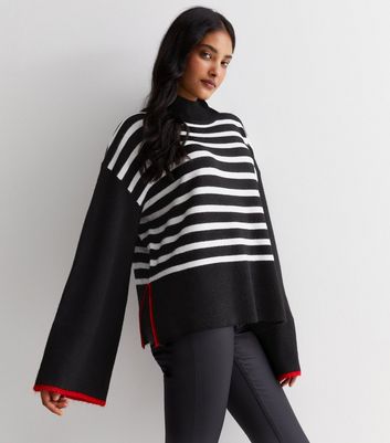 Jumper with hotsell stripes on sleeves