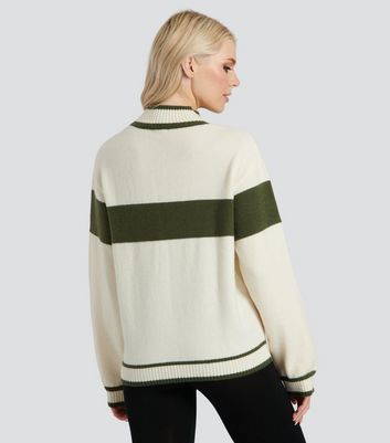 South Beach Cream Knit Après Ski Jumper New Look