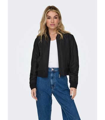 Black bomber jacket deals women