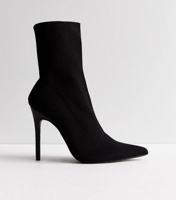 White heel hot sale sock boots