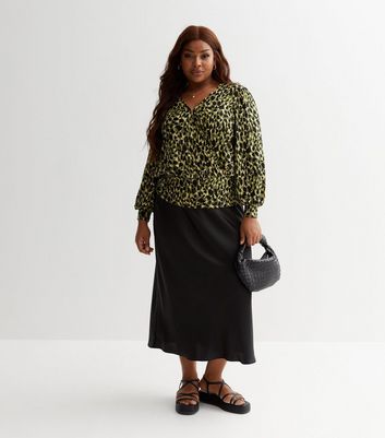 Mid length clearance leopard skirts xxl