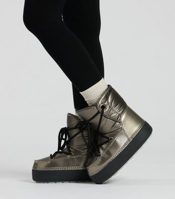 Moon boots clearance metallic