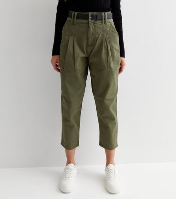 Womens Esprit Trousers | Cropped Trousers Light Khaki ~ Elspeths and Ys