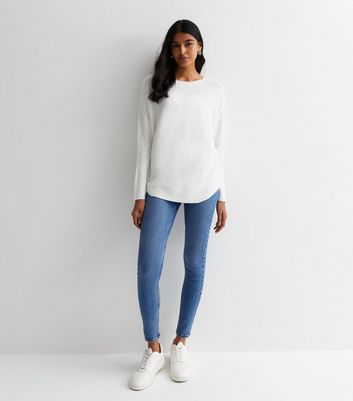 White sparkle sale jumper