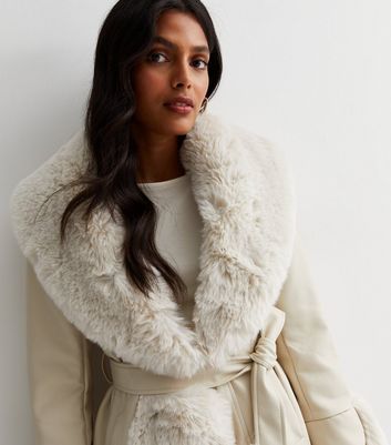 Fur trim jackets sale