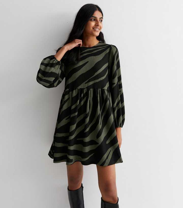 slim fit dress slacks Mme. Zebra Garden Dress
