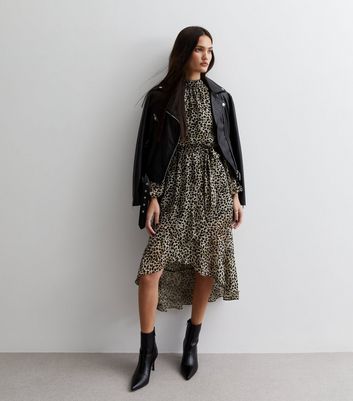 Leopard print hotsell dress and boots