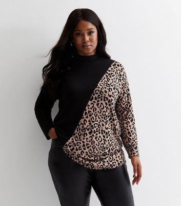 Leopard print 2025 leggings new look