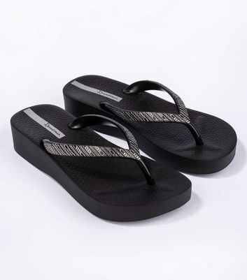 New look wedge flip flops on sale