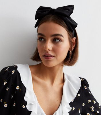 Black deals velvet headband