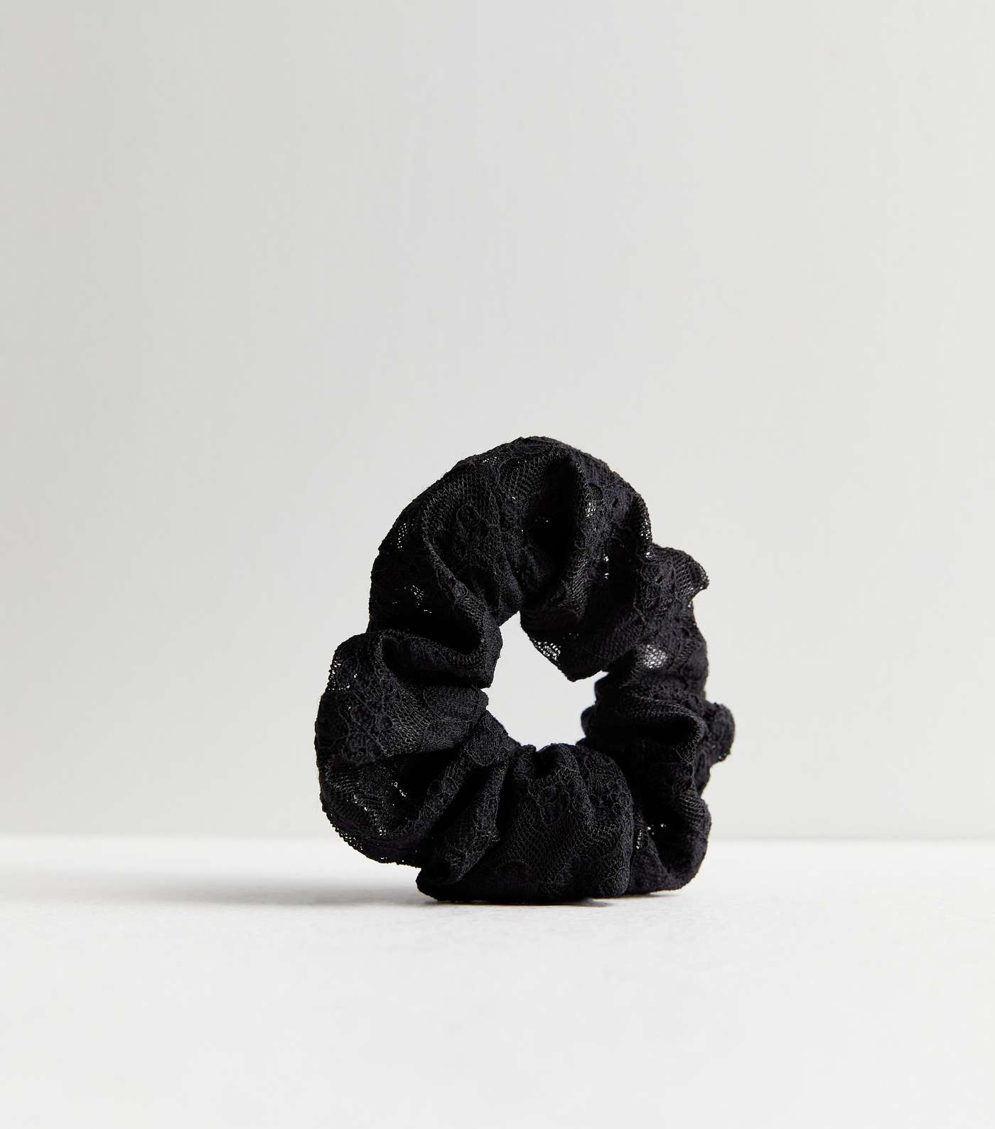 Black Lace Scrunchie Image 2