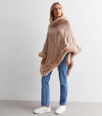 Faux fur scarf new hot sale look