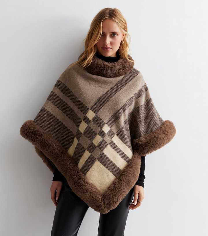 burberry fur cape