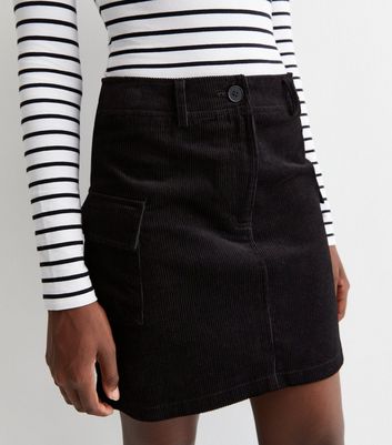 Black cord skirt on sale tall