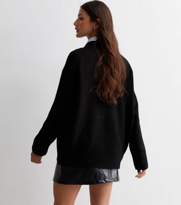 Black sweater outlet jumper