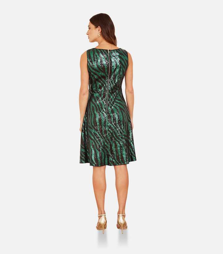 Mela Green Sequin Tunic Dress