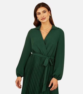 Mela london wrap front midi clearance dress