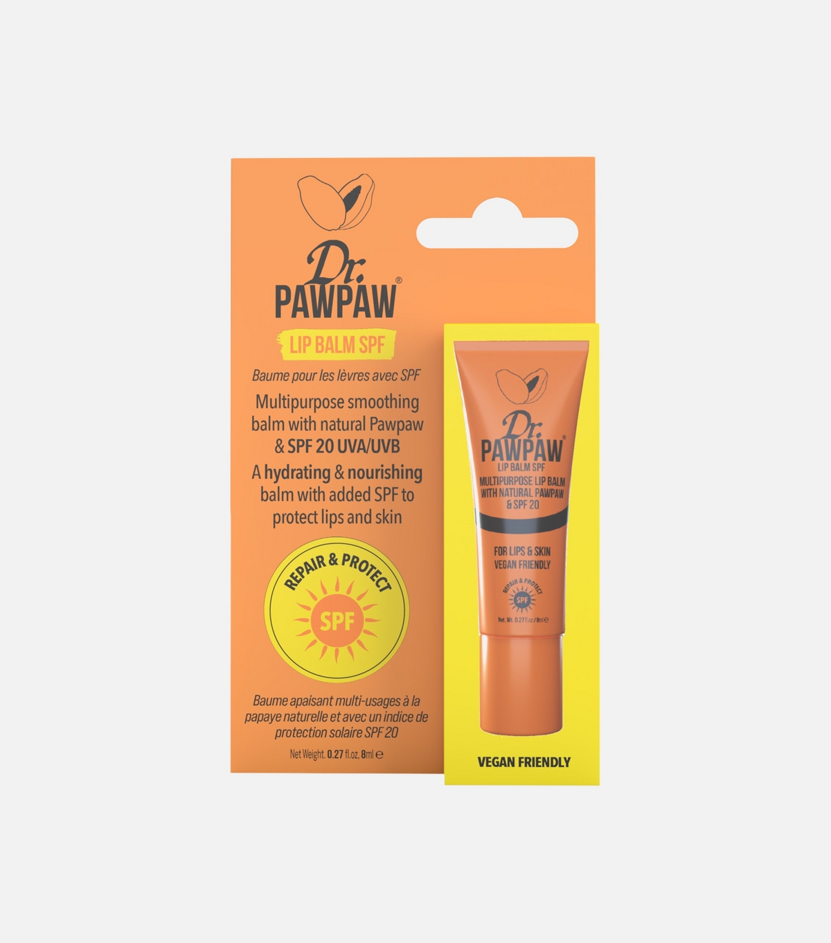 Dr PAWPAW Orange SPF20 Lip Balm Dr.PAWPAW New Look