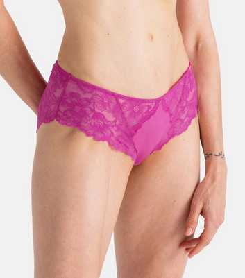 Dorina Mid Pink Lace Hipster Briefs