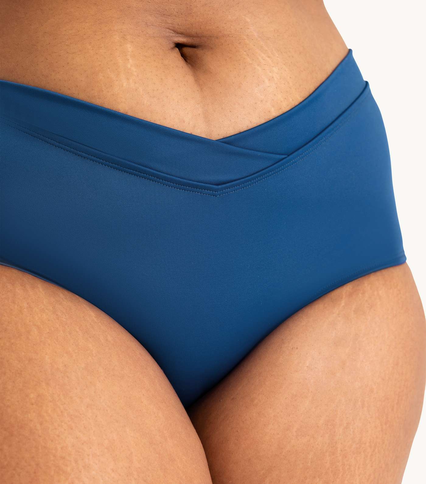 Dorina Blue High Waist Bikini Bottoms Image 4