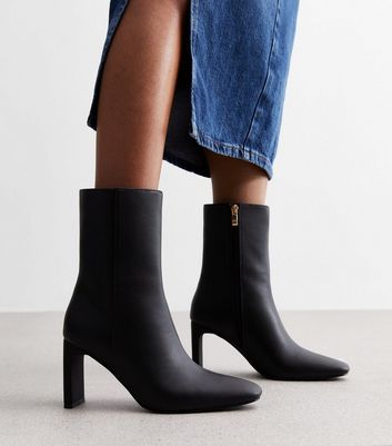 Faux Suede Stiletto Pointed Ankle Boots | Boohoo UK