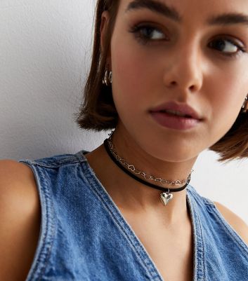 Heart 2025 choker necklace