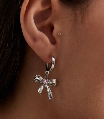 Silver earrings on sale new look